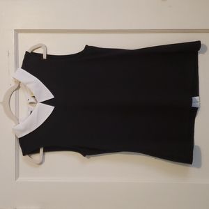 Collared Knit Shell Tank